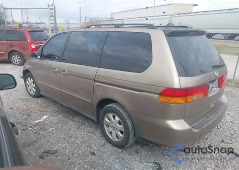 2004 Honda Odyssey Ex-L z USA, uszkodzony, nr VIN 5FNRL18944B059387